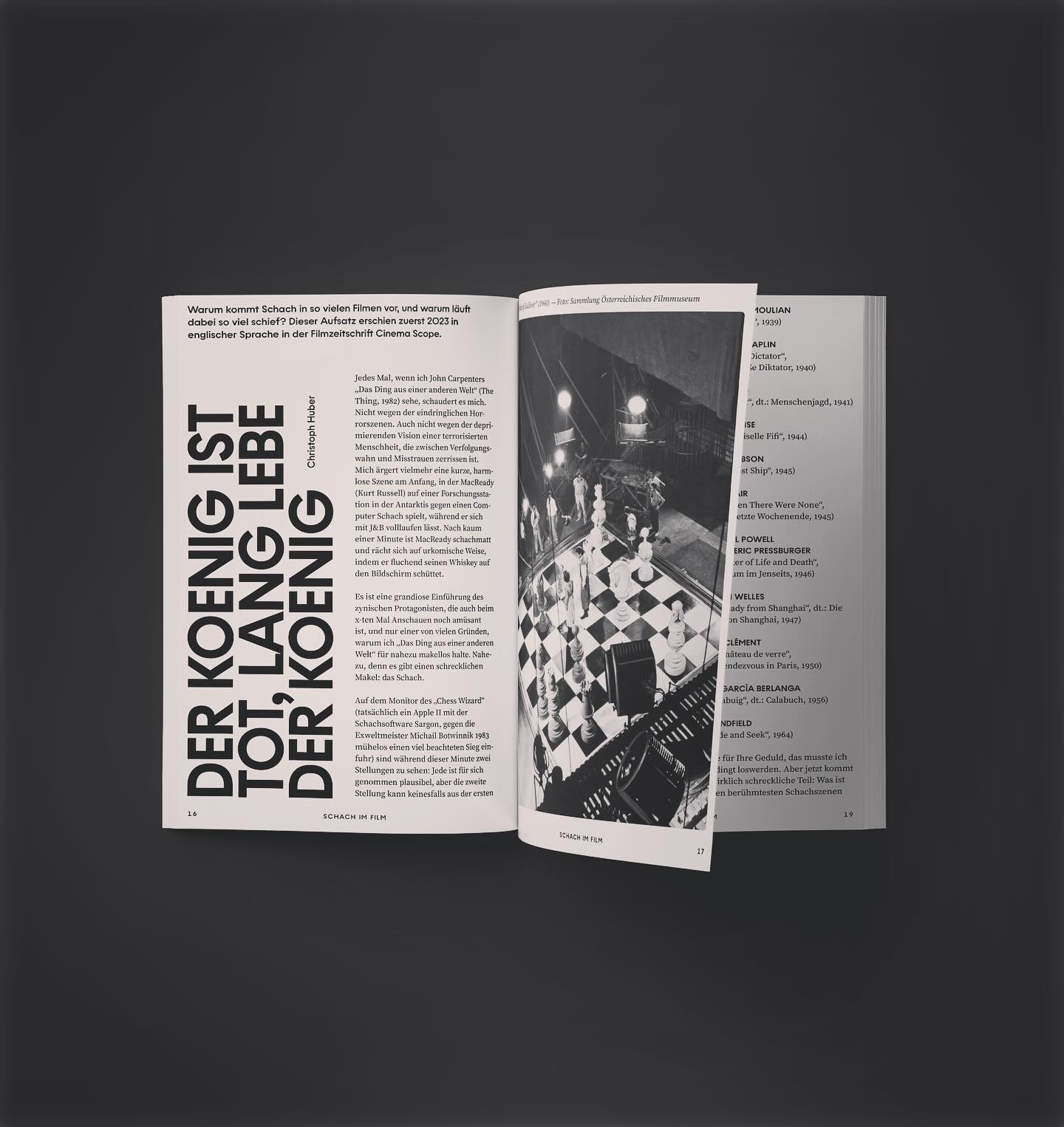 Der König ist tot, lang lebe der König